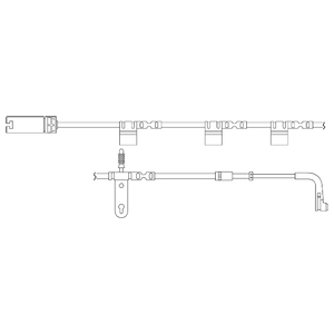 Kit de contact avertisseur, usure des plaquettes de freins