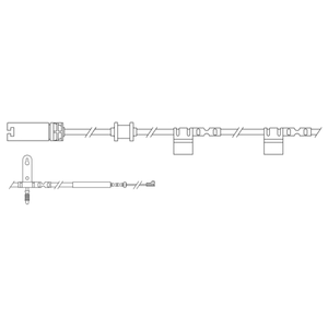 Kit de contact avertisseur, usure des plaquettes de freins