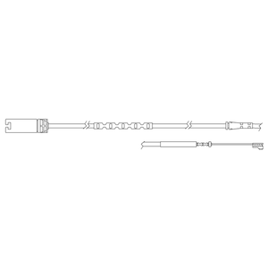 Kit de contact avertisseur, usure des plaquettes de freins