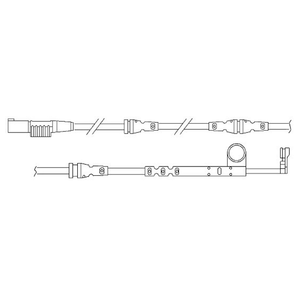 Kit de contact avertisseur, usure des plaquettes de freins