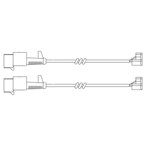 Kit de contact avertisseur, usure des plaquettes de freins