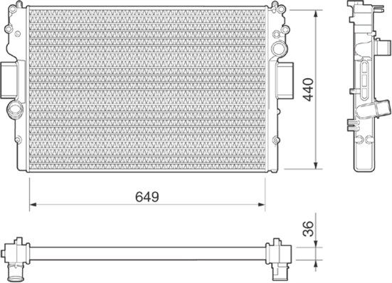 Radiateur, refroidissement du moteur