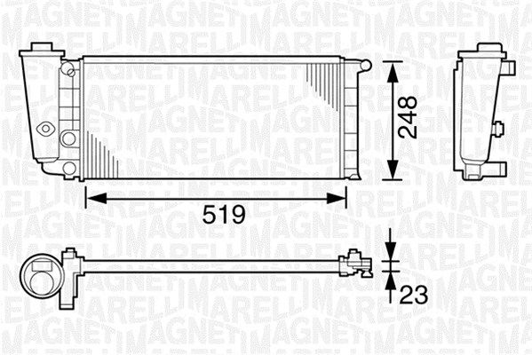 Radiateur, refroidissement du moteur