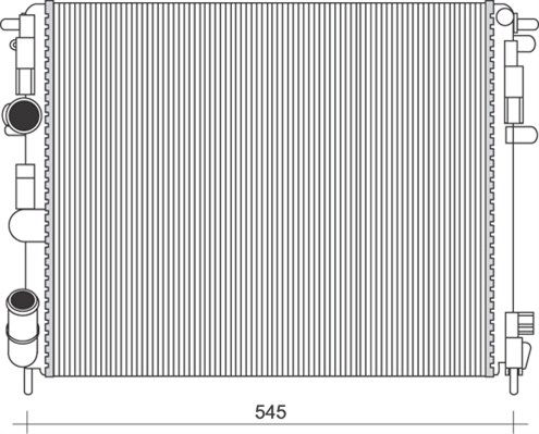 Radiateur, refroidissement du moteur