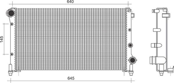 Radiateur, refroidissement du moteur