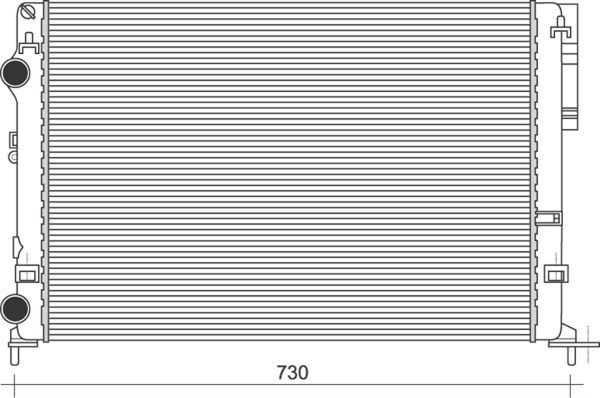 Radiateur, refroidissement du moteur