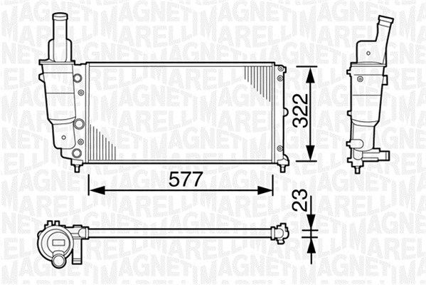 Radiateur, refroidissement du moteur