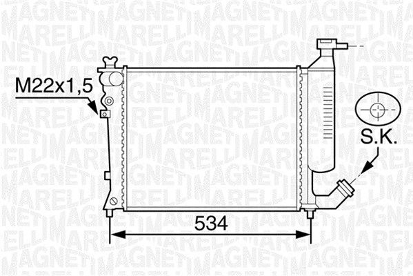 Radiateur, refroidissement du moteur