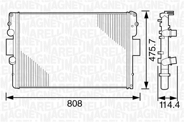 Radiateur, refroidissement du moteur