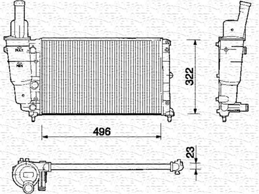 Radiateur, refroidissement du moteur