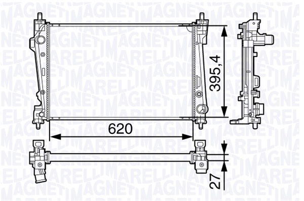 Radiateur, refroidissement du moteur