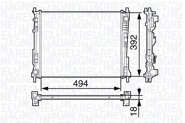 Radiateur, refroidissement du moteur