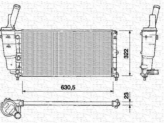 Radiateur, refroidissement du moteur