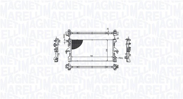 Radiateur 350213213100 pour Peugeot Boxer Camionnette