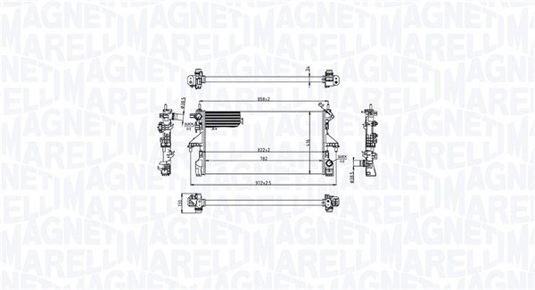 Radiateur 350213216700 pour Peugeot Boxer Camionnette