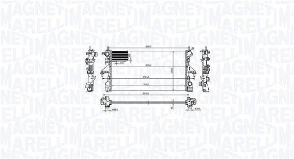 Radiateur 350213216800 pour Peugeot Boxer Camionnette