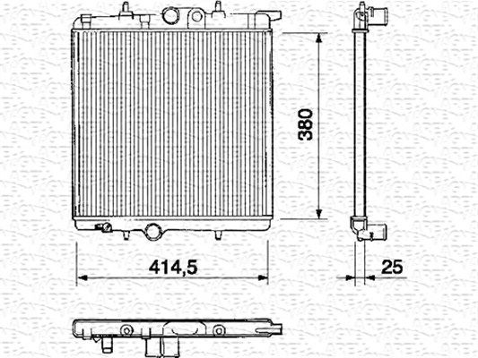 Radiateur, refroidissement du moteur