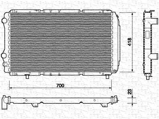 Radiateur, refroidissement du moteur