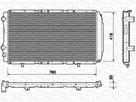 Radiateur, refroidissement du moteur