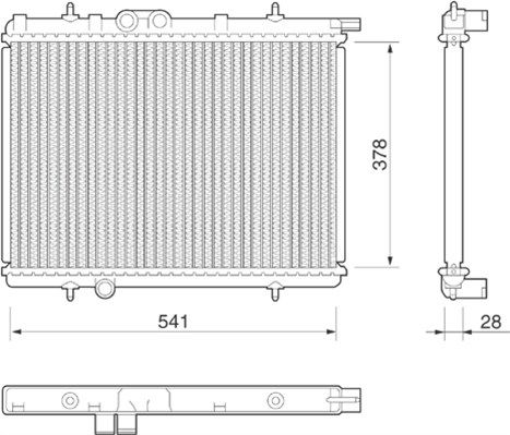 Radiateur, refroidissement du moteur