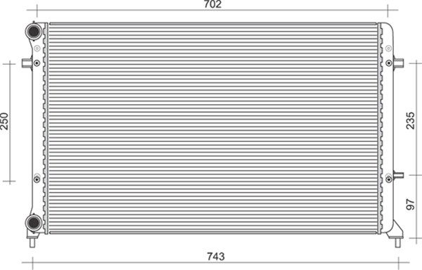 Radiateur, refroidissement du moteur