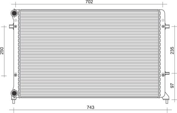 Radiateur, refroidissement du moteur