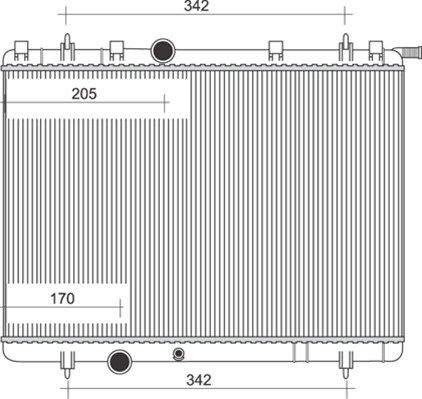 Radiateur, refroidissement du moteur