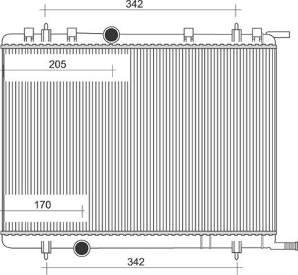 Radiateur, refroidissement du moteur