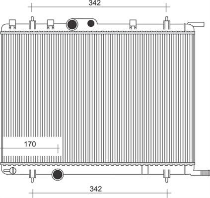 Radiateur, refroidissement du moteur