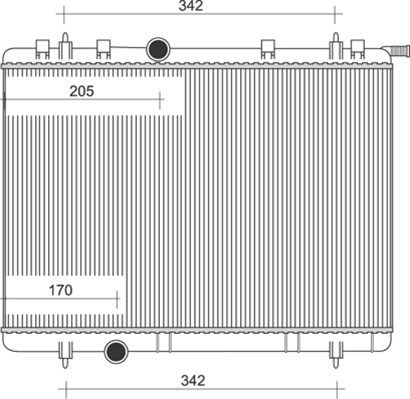 Radiateur, refroidissement du moteur