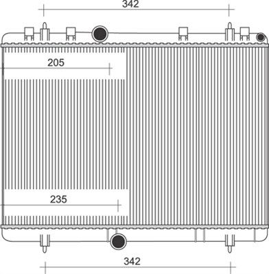 Radiateur, refroidissement du moteur