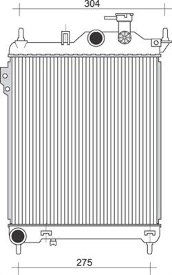 Radiateur, refroidissement du moteur