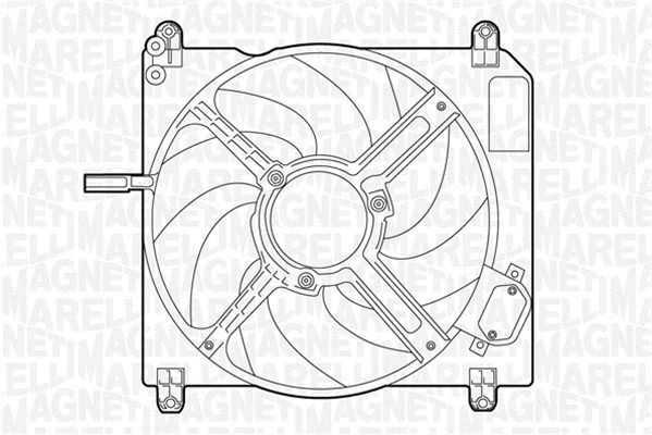 Ventilateur, refroidissement du moteur