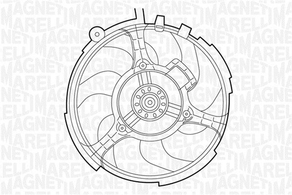 Ventilateur, refroidissement du moteur