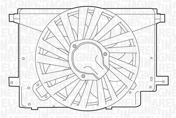 Ventilateur, refroidissement du moteur