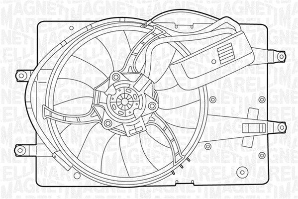 Ventilateur, refroidissement du moteur