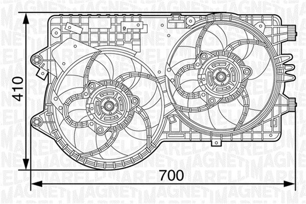Ventilateur, refroidissement du moteur