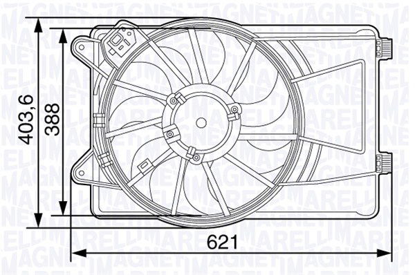 Ventilateur, refroidissement du moteur