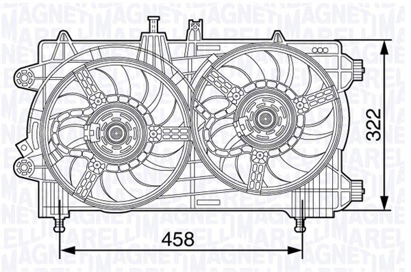 Ventilateur, refroidissement du moteur