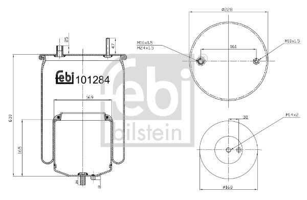Soufflet à air, suspension pneumatique