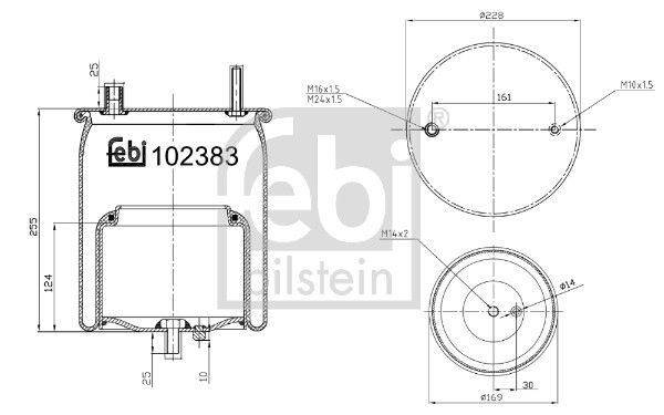 Soufflet à air, suspension pneumatique