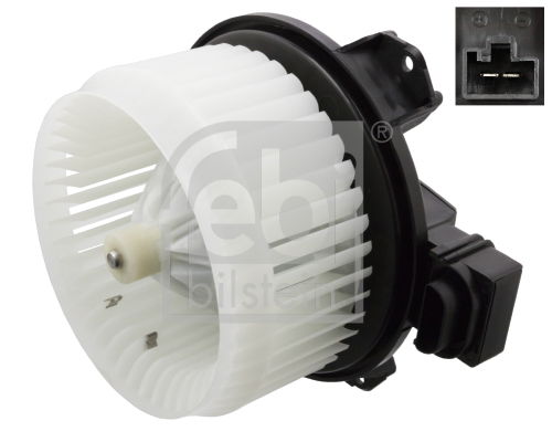 Moteur électrique, pulseur d'air habitacle