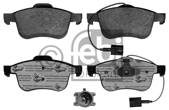 Kit de plaquettes de frein, frein à disque