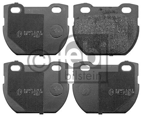 Kit de plaquettes de frein, frein à disque