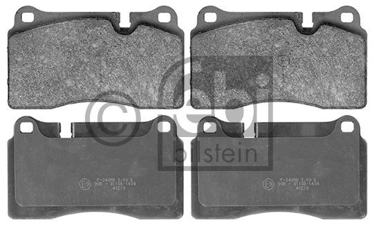 Kit de plaquettes de frein, frein à disque