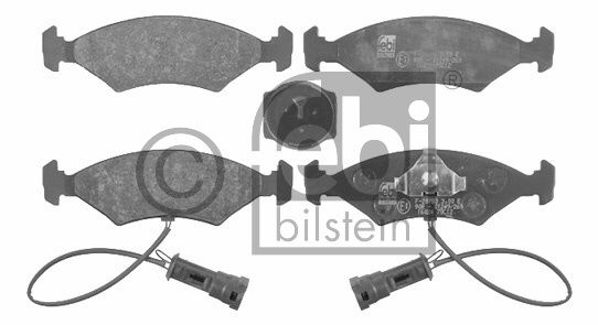 Kit de plaquettes de frein, frein à disque