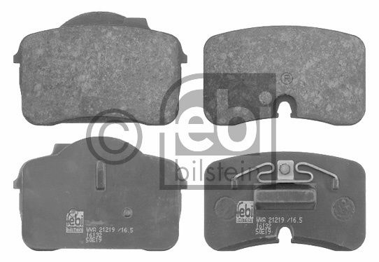Kit de plaquettes de frein, frein à disque
