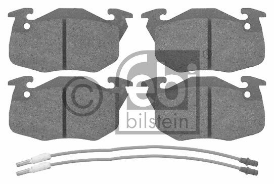 Kit de plaquettes de frein, frein à disque