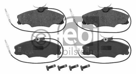 Kit de plaquettes de frein, frein à disque