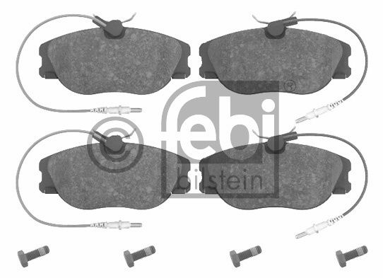 Kit de plaquettes de frein, frein à disque